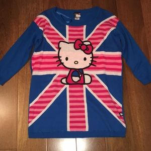 HELLO KITTY UNION JACK SWEATER